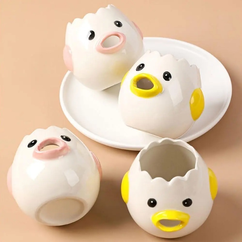 1pcs Creative Ceramic Egg Whit - Egg Separator Tool review and price