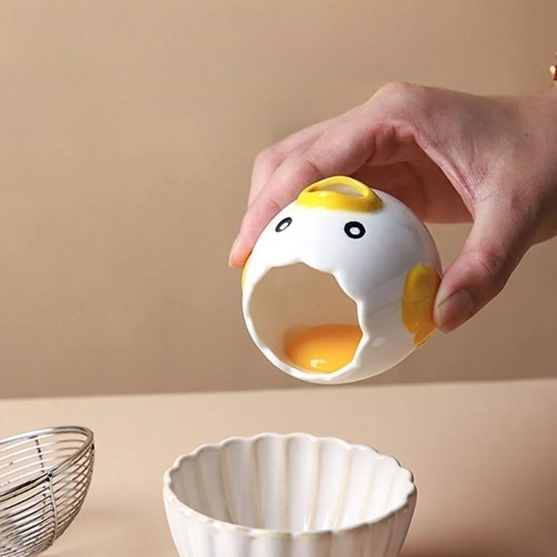 1pcs Creative Ceramic Egg Whit - Egg Separator Tool review and price